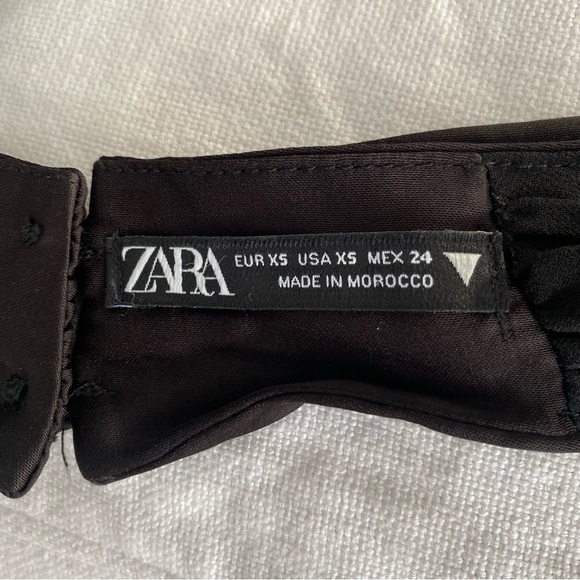 ZARA DEEP V HALTER CROP TOP - Picture 4 of 5